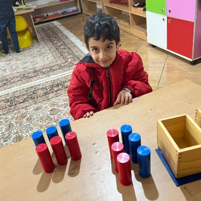 بخش حواس در روش مونته سوری