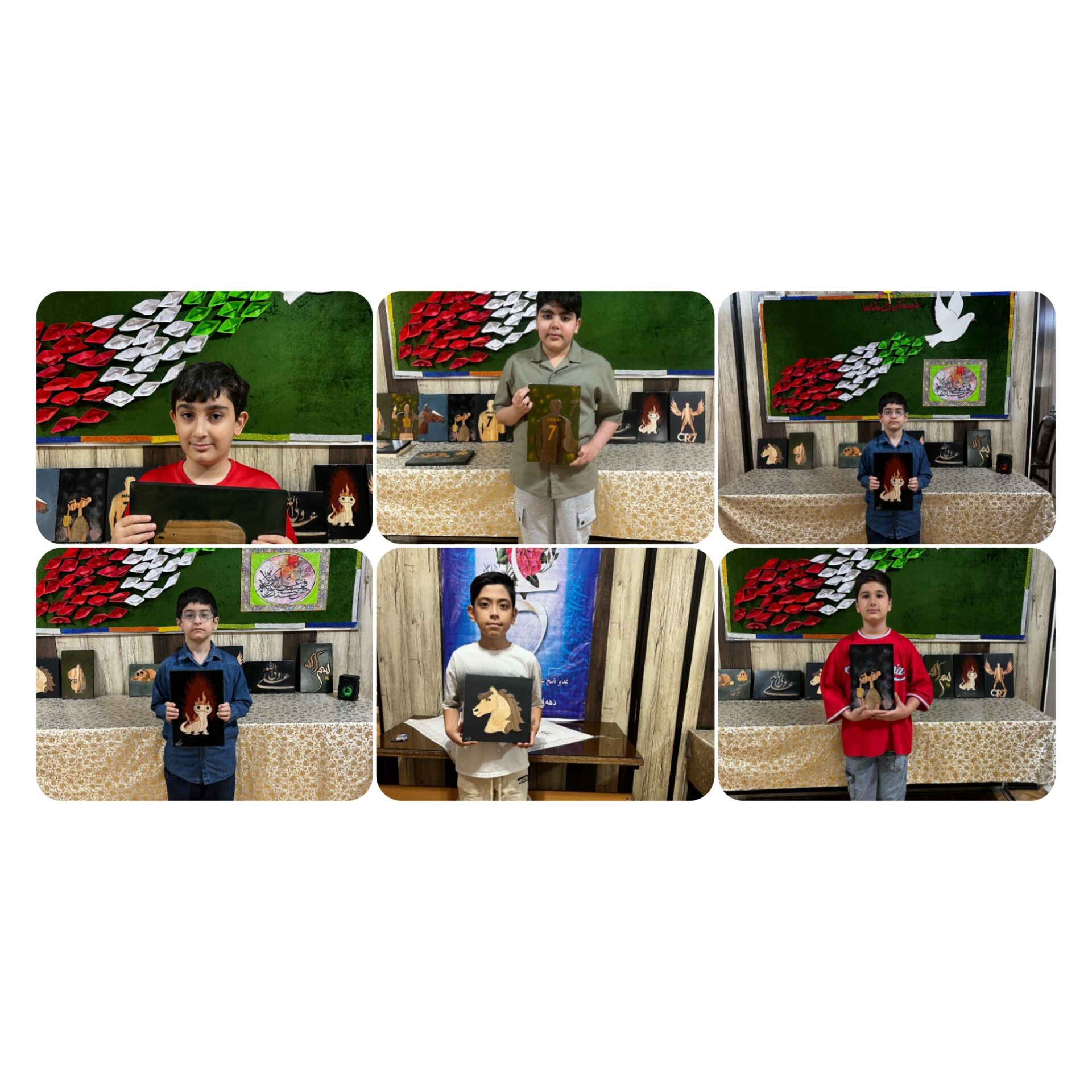 کلاس معرق در مدرسه 